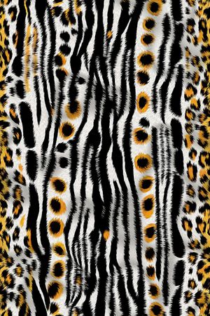 豹纹印花华亿平台图片