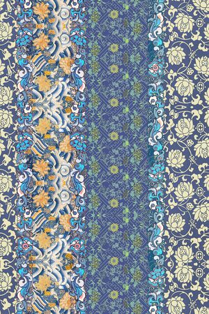 中国风印花华亿平台图片