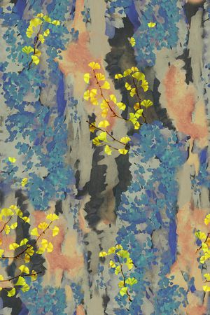 中国风印花华亿平台图片