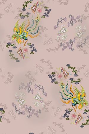 中国风印花华亿平台图片