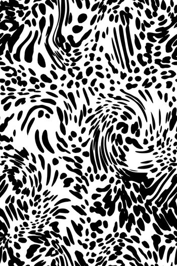 黑白印花华亿平台图片