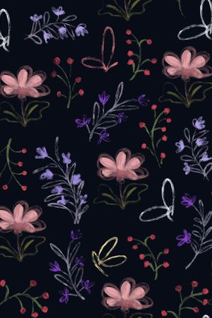 植物印花华亿平台图片