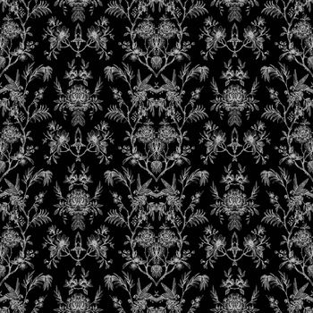 黑白印花华亿平台图片