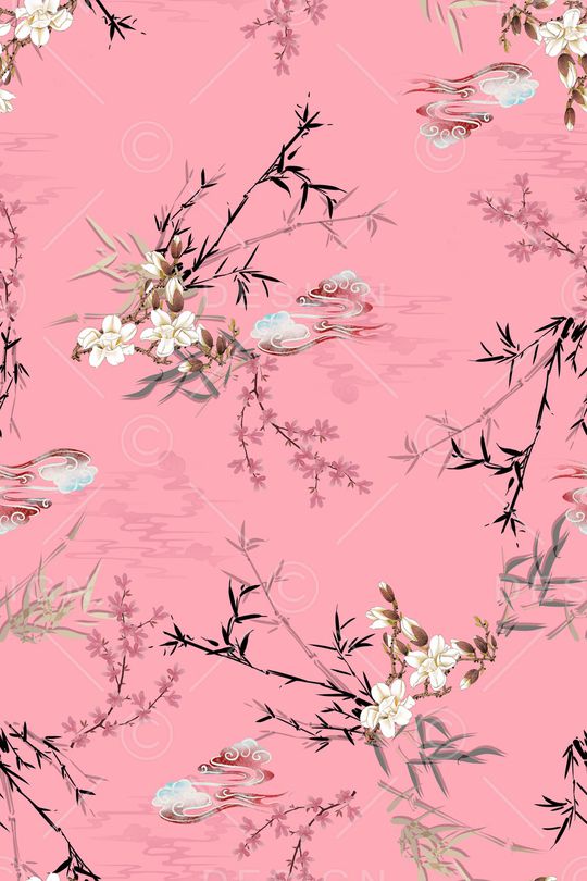 中国风印花华亿平台图片