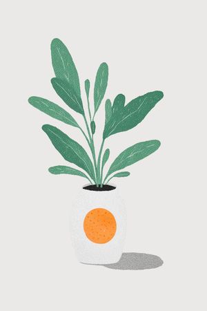 盆栽印花华亿平台图片