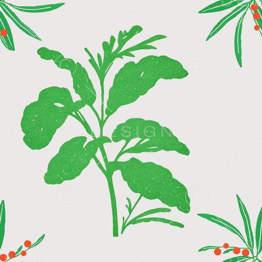 植物印花华亿平台图片