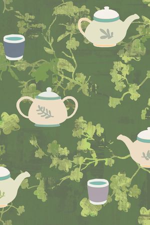 中国风印花华亿平台图片