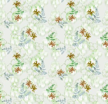 连衣裙印花华亿平台图片