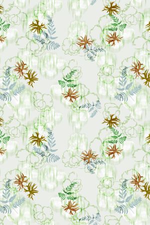 连衣裙印花华亿平台图片