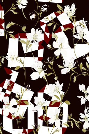 中老年印花华亿平台图片