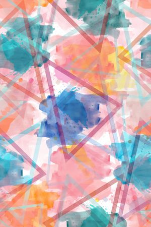 水彩印花华亿平台图片