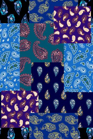 真丝印花华亿平台图片