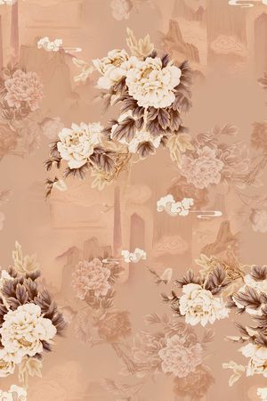 中国风印花华亿平台图片