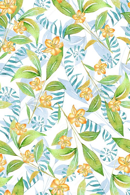 小清新印花华亿平台图片