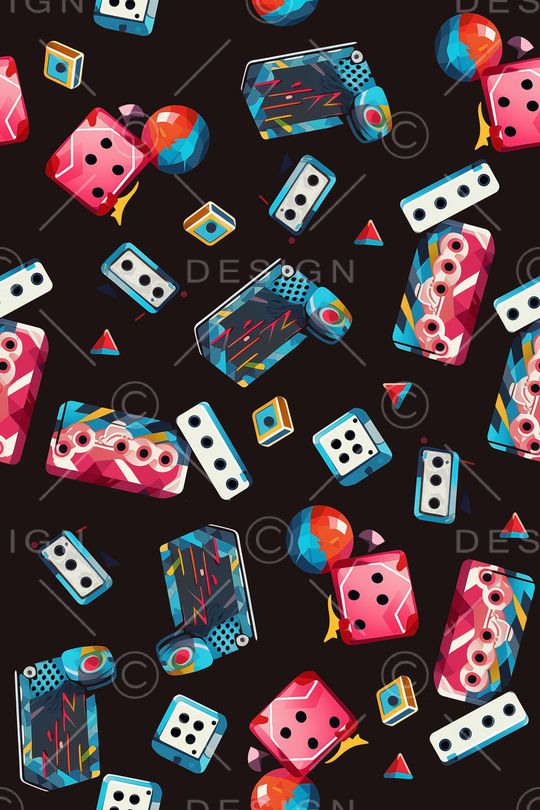 黑底印花华亿平台图片