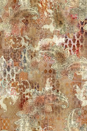 真丝印花华亿平台图片