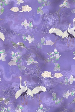 中国风印花华亿平台图片