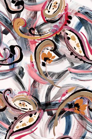 水彩印花华亿平台图片