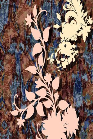 抽象印花华亿平台图片