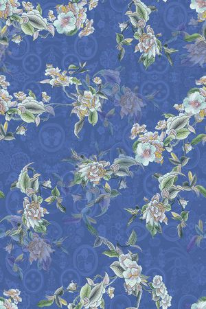 中国风印花华亿平台图片