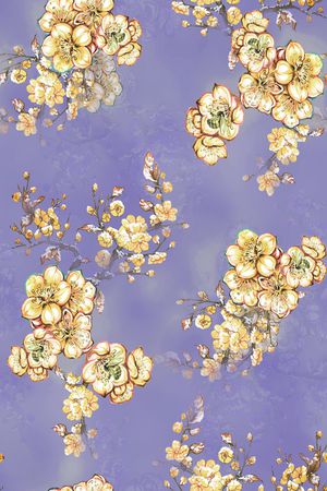 中国风印花华亿平台图片