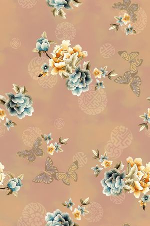 中国风印花华亿平台图片