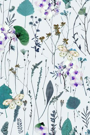 小清新印花华亿平台图片