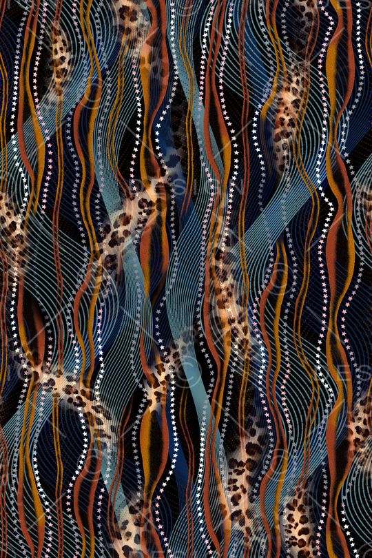 豹纹印花华亿平台图片