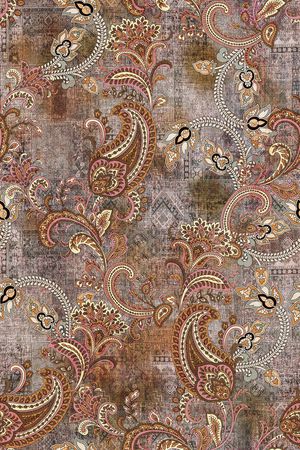 真丝印花华亿平台图片