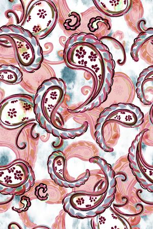 真丝印花华亿平台图片