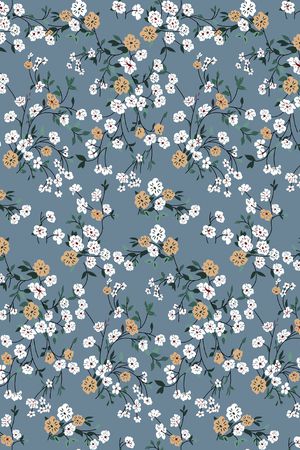 小碎花印花华亿平台图片