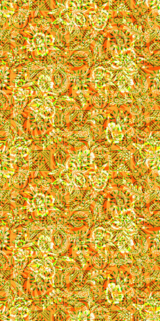 民族花纹印花华亿平台图片