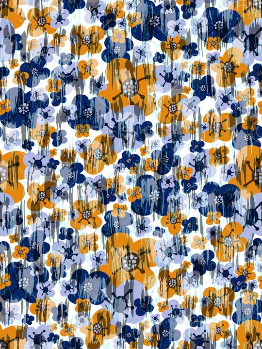 小碎花印花华亿平台图片