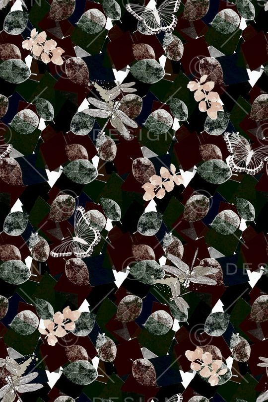 植物印花华亿平台图片