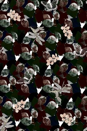 植物印花华亿平台图片