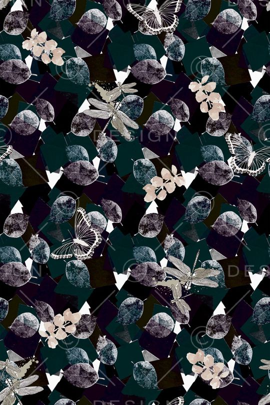 植物印花华亿平台图片