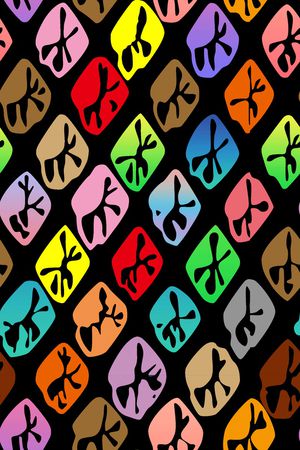 抽象印花华亿平台图片