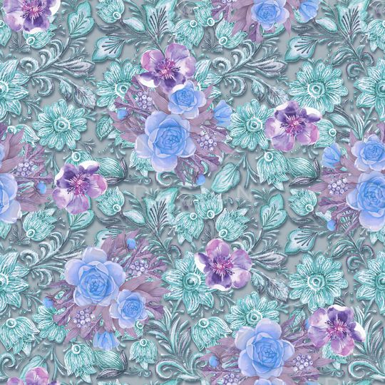 玫瑰花印花华亿平台图片