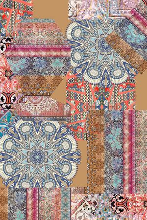 民族风印花华亿平台图片