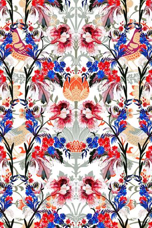 古典花纹印花华亿平台图片