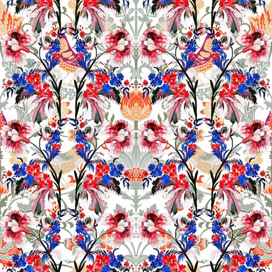 古典花纹印花华亿平台图片