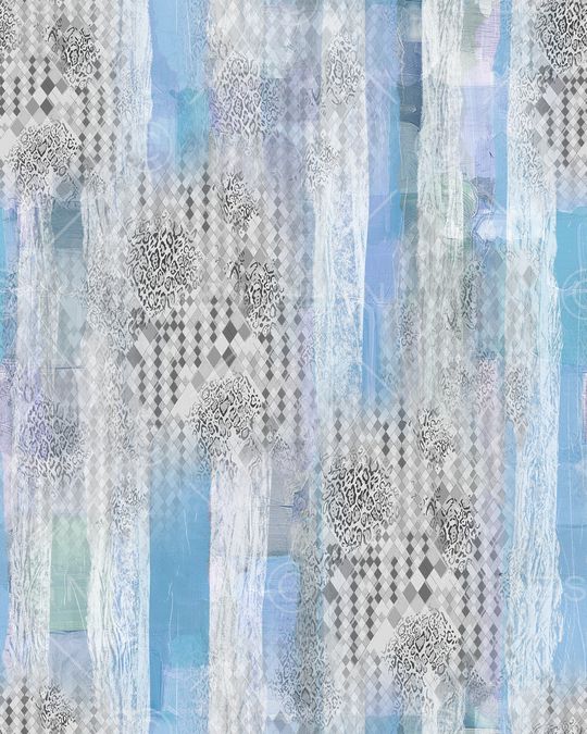 晕染肌理印花华亿平台图片