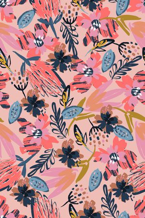 笔触印花华亿平台图片