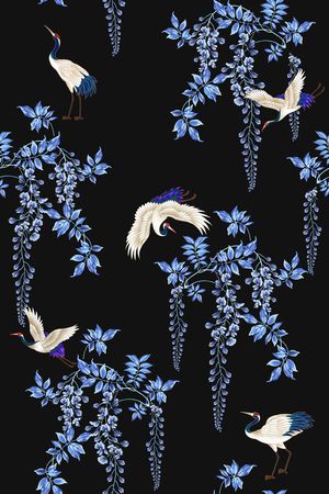 中国风印花华亿平台图片