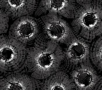 黑白华亿平台印花华亿平台图片