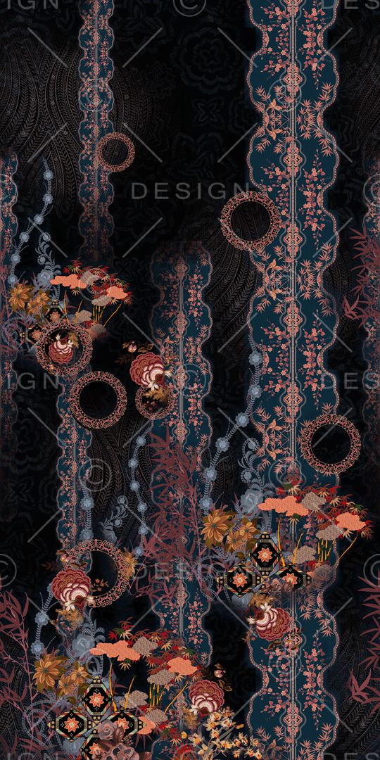 中国风印花华亿平台图片