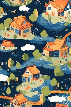 房屋印花华亿平台图片