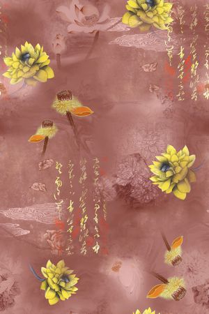 中国风印花华亿平台图片