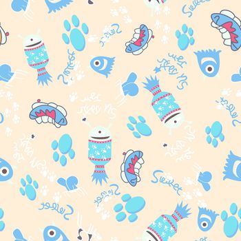 卡通动物印花华亿平台图片