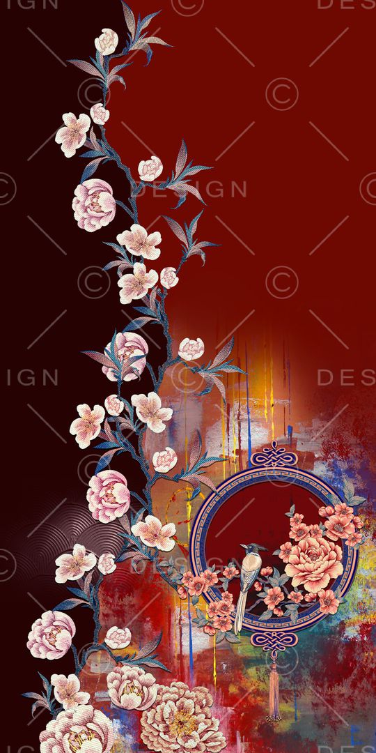 鸟印花华亿平台图片